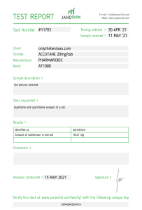 ACCUTANE (USA WAREHOUSE) 5 accutane