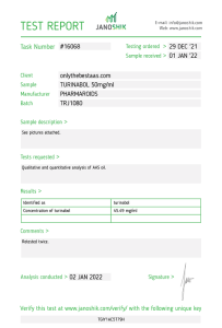 TURINABOL OIL 50 (USA WAREHOUSE) 5 turinj